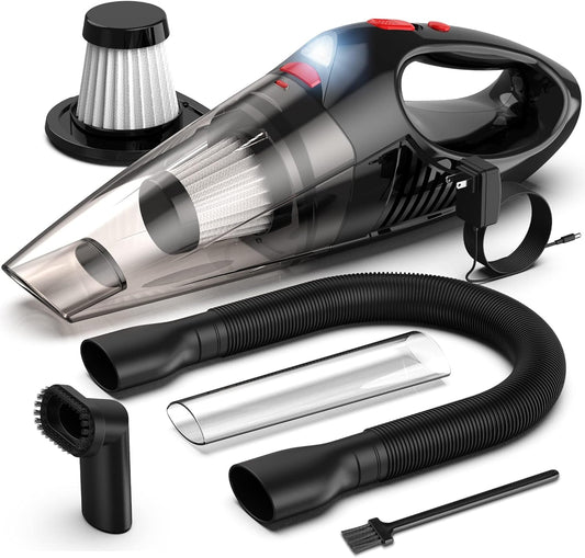 High Power Handheld Vacuum Cordless, Car Vacuum Cleaner Rechargeable,Mini Portable Rechargeable Wireless Vacuum Cleaner