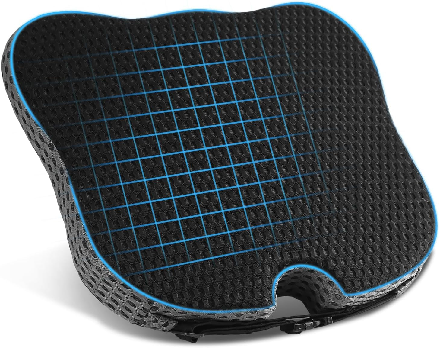 Car Seat Cushion for Driving,Office Chair Cushions Non-Slip Sciatica & Lower Back Tailbone Pain Relief Chair Pillow Pad,Memory Foam Seat Cushion for Car Seat Driver Truck Desk Wheelchair